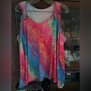 Colorful Floral Women's Top